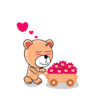 Little Orange Bear（個別スタンプ：23）