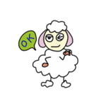 Funny White Sheep（個別スタンプ：10）