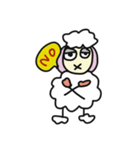 Funny White Sheep（個別スタンプ：11）