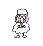 Funny White Sheep（個別スタンプ：12）