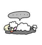 Funny White Sheep（個別スタンプ：15）