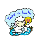 Funny White Sheep（個別スタンプ：16）