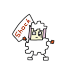 Funny White Sheep（個別スタンプ：22）