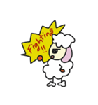 Funny White Sheep（個別スタンプ：24）