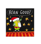 Bean Very Merry - クリスマス＆お正月（個別スタンプ：1）