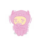 pinkpigman（個別スタンプ：23）