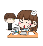 Office chit chat +（個別スタンプ：6）