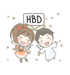 Angelina : Happy Birthday 2024 (short)！！（個別スタンプ：8）