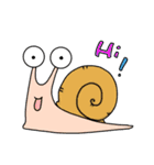 a little snail（個別スタンプ：4）