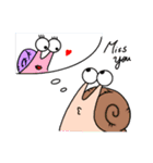 a little snail（個別スタンプ：7）