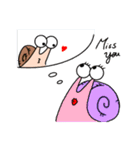 a little snail（個別スタンプ：11）