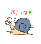 a little snail（個別スタンプ：39）