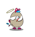 Mischievous Bird with Special Crested（個別スタンプ：30）