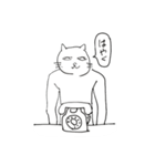 生返事するねこ（個別スタンプ：12）