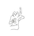 生返事するねこ（個別スタンプ：17）