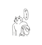 生返事するねこ（個別スタンプ：24）