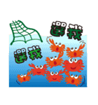 Crabs like to chat（個別スタンプ：8）