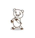 QQ white bear（個別スタンプ：1）