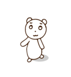 QQ white bear（個別スタンプ：4）