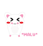 Hamsy the white hamster 1（個別スタンプ：2）