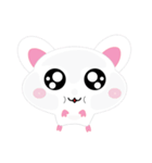 Hamsy the white hamster 1（個別スタンプ：3）