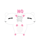 Hamsy the white hamster 1（個別スタンプ：7）