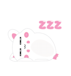 Hamsy the white hamster 2（個別スタンプ：1）