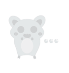 Hamsy the white hamster 2（個別スタンプ：2）