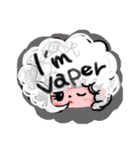 vape girls stamp.ほぼ英語（個別スタンプ：4）