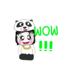 Mr. Dororo. Love Panda.^__^（個別スタンプ：2）