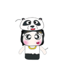 Mr. Dororo. Love Panda.^__^（個別スタンプ：13）