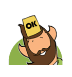 Beard Uncle ＆ Friends（個別スタンプ：4）