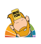 Beard Uncle ＆ Friends（個別スタンプ：38）
