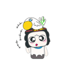 ...Mr. Mayama and bird..（個別スタンプ：22）