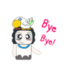 ...Mr. Mayama and bird..（個別スタンプ：23）