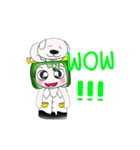 Hi！ My name is Masanori. ^_^ love dog.（個別スタンプ：2）