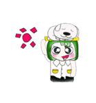 Hi！ My name is Masanori. ^_^ love dog.（個別スタンプ：17）