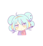 ふわふわ少年少女（個別スタンプ：4）