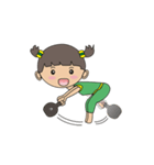 Daily exercise baby（個別スタンプ：4）