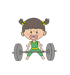 Daily exercise baby（個別スタンプ：21）
