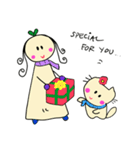 Dinkyneko ＆ Friends #8 _Winter X'mas HNY（個別スタンプ：24）