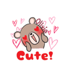 Olivia's exclusive sticker（個別スタンプ：17）