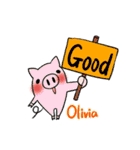 Olivia's exclusive sticker（個別スタンプ：27）