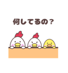 キビキビ動く！ニワトリさんスタンプ（個別スタンプ：17）