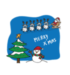 Merry Christmas with Snowy and Friends（個別スタンプ：40）