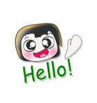 Hello！ My name Midoru. Good luck.（個別スタンプ：1）