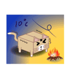 Carton animals-Cats articles（個別スタンプ：14）