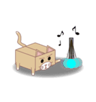 Carton animals-Cats articles（個別スタンプ：37）