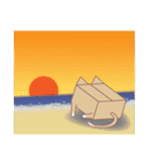 Carton animals-Cats articles（個別スタンプ：40）