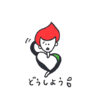 カラフルヘアーピープル（個別スタンプ：10）